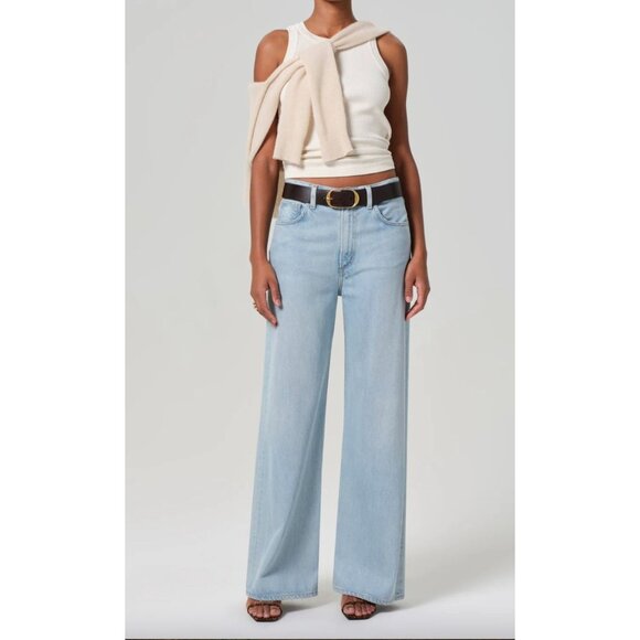 Citizens Of Humanity Denim - Citizens of Humanity Paloma Wed Leg Baggy Jeans In Alemayde Size 32